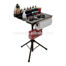 Beauty Salon Professional Cosmetic Organizer Makeup Desk Stand, Foldable Tattoo Ink Tray Tattoo Funiture